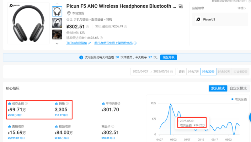 国产耳机横扫TikTok，有卖家月入百万
