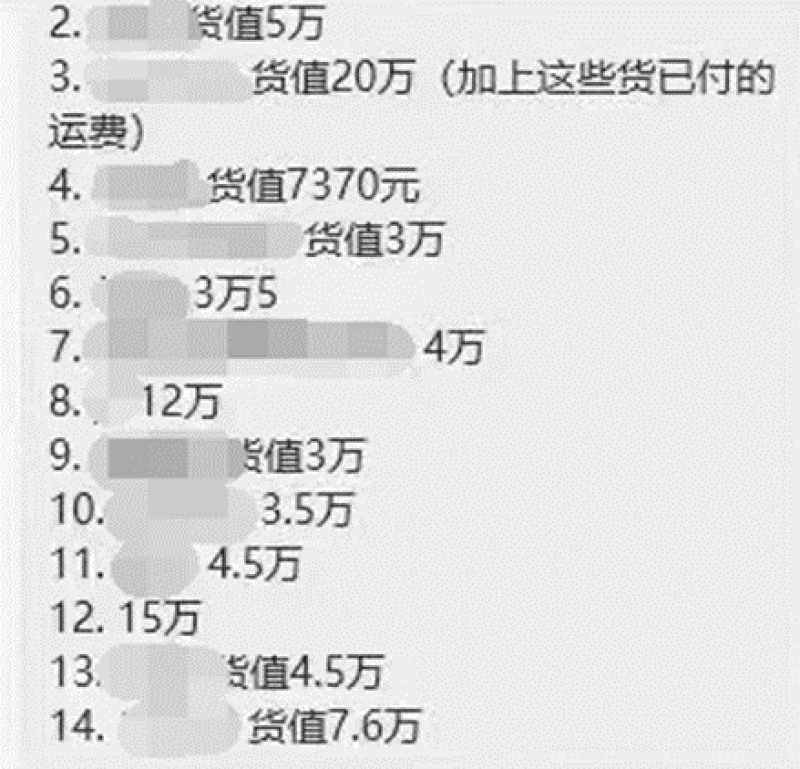 1600万元假货被查，涉及6家货代公司