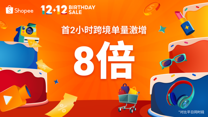 Shopee双12大促首2小时跨境单量增长8倍