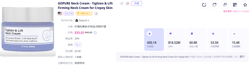 在TikTok卖颈霜发财，夫妻俩年入1.6亿