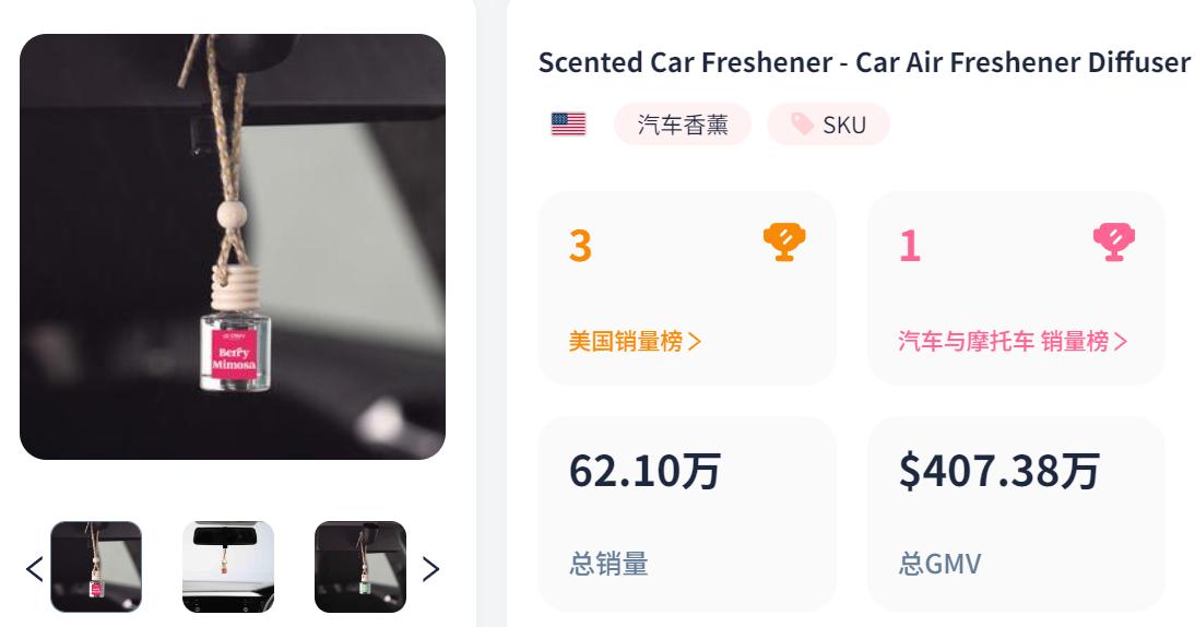 7天卖出45000单，5美元迷你香薰走红TikTok