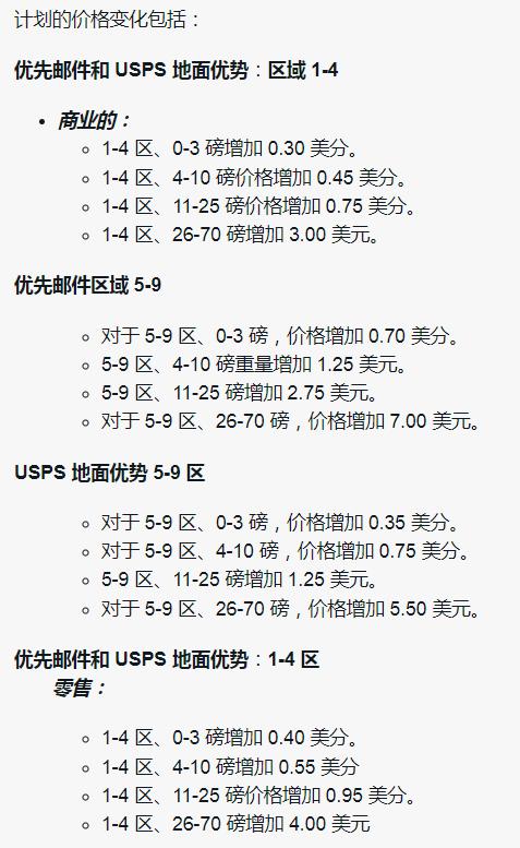 卖家心都凉了半截，USPS宣布加收新费用