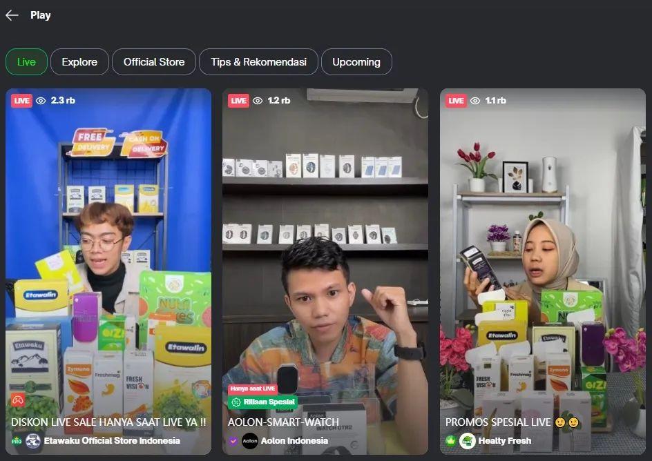 Shop Tokopedia直播功能爆火，卖家销售额狂翻近7倍