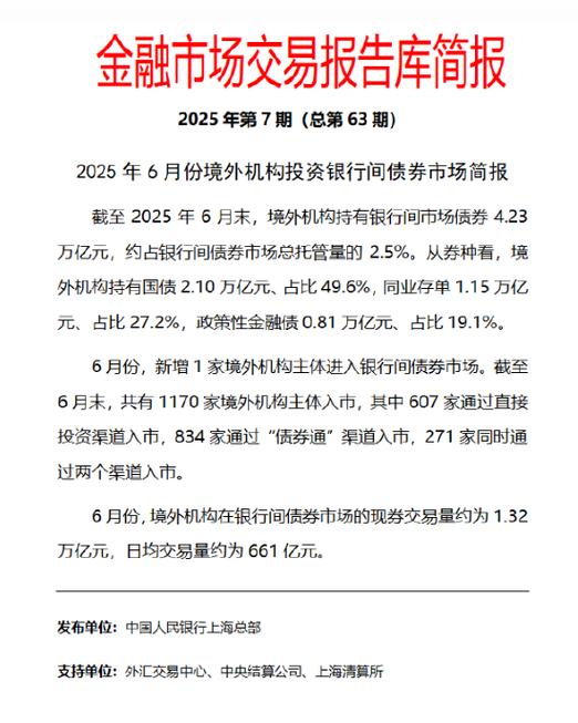 三部门发文 鼓励境外机构长期投资我国债券市场