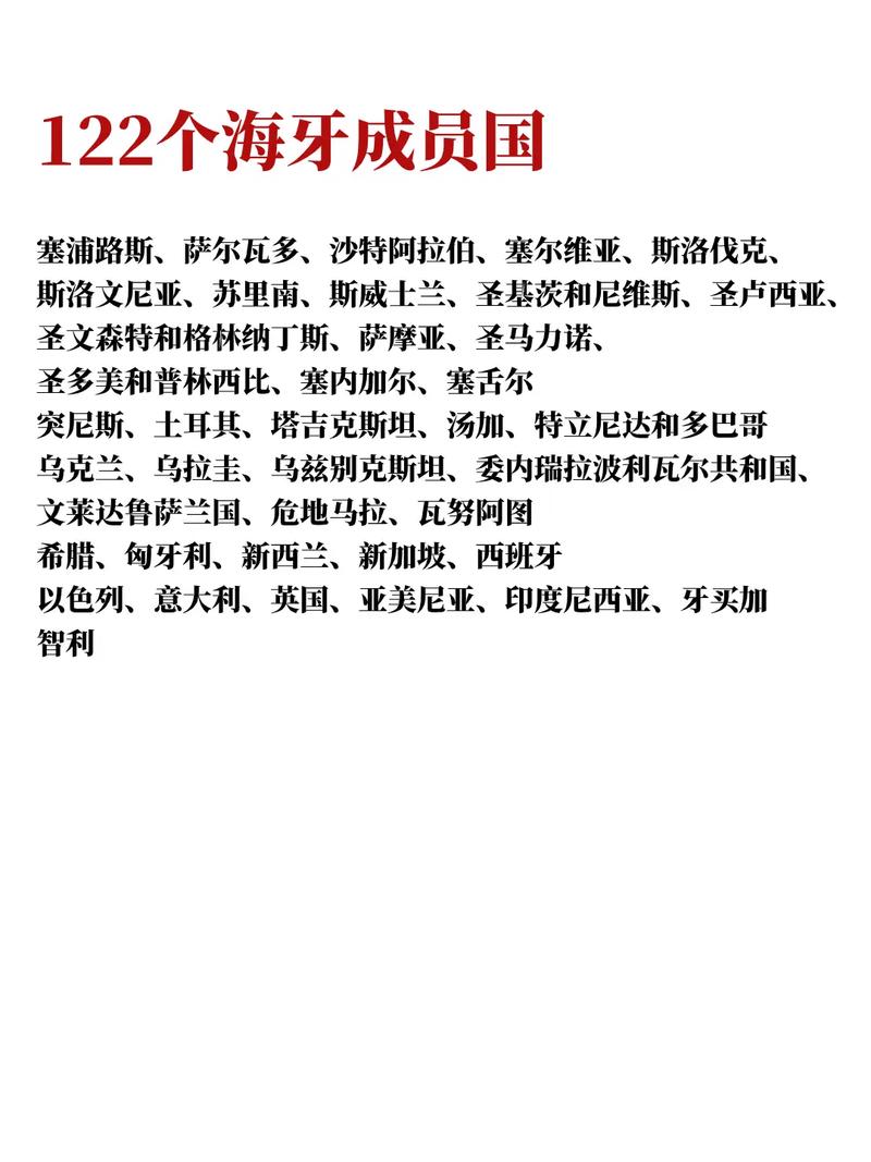 海牙成员国有哪些?中国是海牙成员国吗?