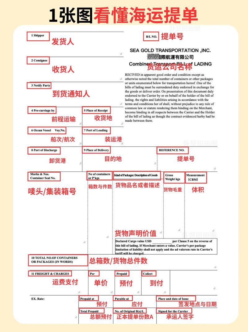 国际海运提单（BL）的作用与类型：电放提单与正本提单的区别？